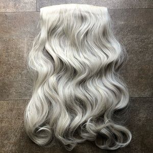 Silver Blonde Hair Extensions
